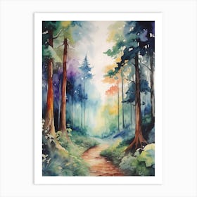 Path In The Woods Art Print