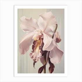 Floral Illustration Orchid 1 Art Print