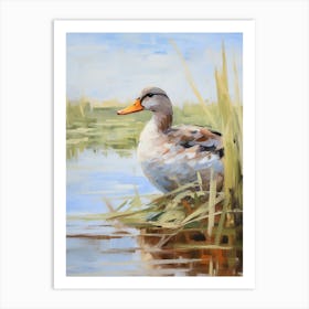 Bird Painting Mallard Duck 2 Art Print