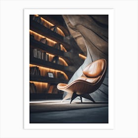 Cave Library  Art Print