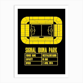 Signal Iduna Park Art Print