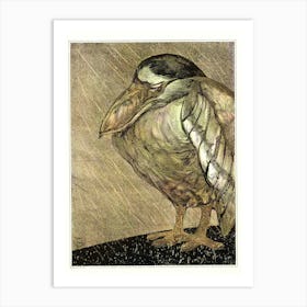 Heron In The Rain (1878–1908),Theo Van Hoytema Art Print