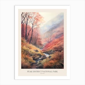Peak District National Park Uk Trail Poster Art Print