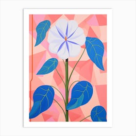 Moonflower 4 Hilma Af Klint Inspired Pastel Flower Painting Art Print