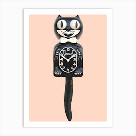 Kitschy Kit Cat Clock 4 Art Print