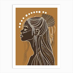 Portrait Of African Woman 50 Art Print