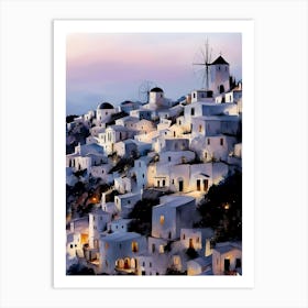 Santorini Art Print