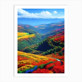 Colorful Landscape 3 Art Print