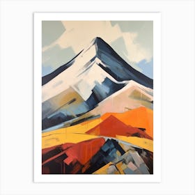 Aonach Beag Scotland 1 Mountain Painting Art Print