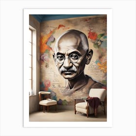 Gandhi Art Print