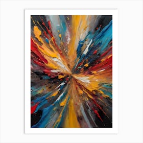 Abstract Painting~ Escape Clause~ Reimagined 4 Art Print