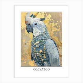 Cockatoo Precisionist Illustration 3 Poster Art Print