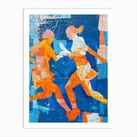 Running Women Art Print