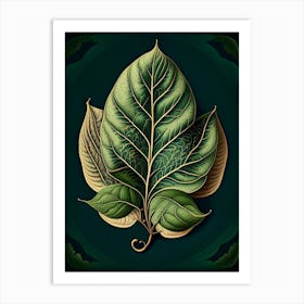 Tea Leaf Vintage Botanical 2 Art Print