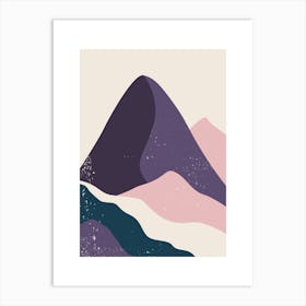 Abstract MountainsWall prints Art Print