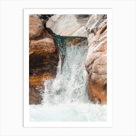 Hot Spring Waterfall Art Print