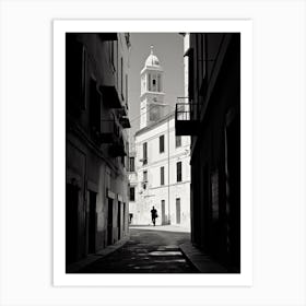 Ancona, Italy,  Black And White Analogue Photography  3 Art Print