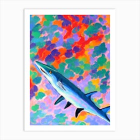 Reef Shark Matisse Inspired Art Print