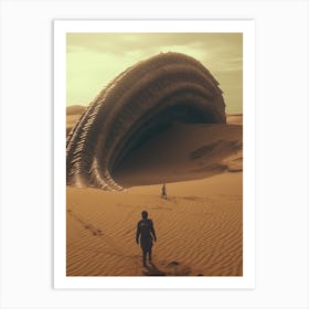 Dune Sand Desert Building 12 Art Print