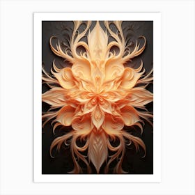 Fractal Geometry Abstract 6 Art Print