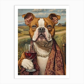 Whimsical Dogs 46 Art Print