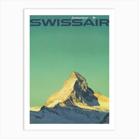 Zermatt Vintage Travel Poster Art Print