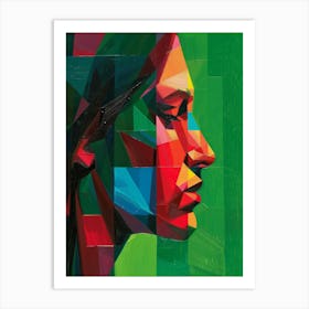 Face Of A Woman 62 Art Print