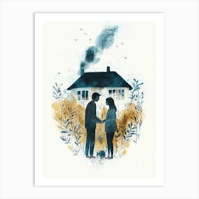 House In The Woods Art Print