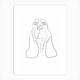 Bassethound Art Print