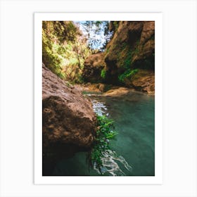 Water In The Canyon Art Print
