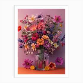 Flowers In A Vase 1 Poster