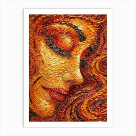 Face Of A Woman 48 Art Print