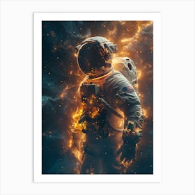 Epic Fantasy Astronaut 4 Art Print