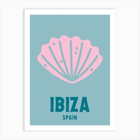Ibiza, Spain, Graphic Style Poster 4 Art Print