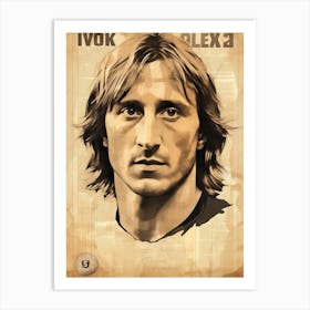 Luka Modri (1) Art Print