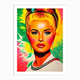 Selena Colourful Pop Art Art Print
