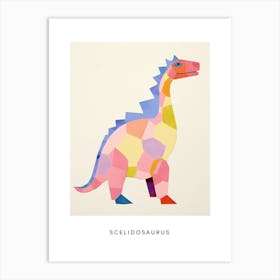 Nursery Dinosaur Art Scelidosaurus 6 Poster Art Print