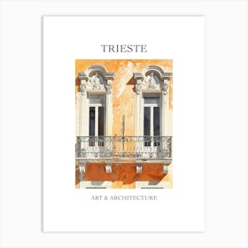 Trieste Travel And Architecture Poster 2 Art Print