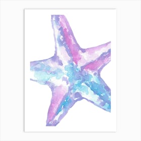 Watercolor Starfish 1 Art Print