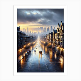 San Francisco Cityscape Art Print