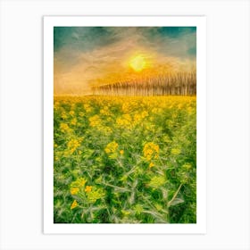 Rural Radiance Art Print