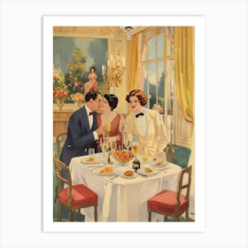 Dinner Party Art Print