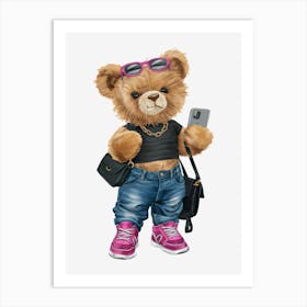 Teddy Bear 4 Art Print