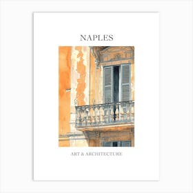 Naples Travel And Architecture Poster 1 Art Print