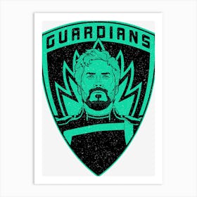 Peter Quill Guardian Of The Galaxy Art Print