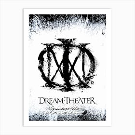 dream theater metal band music Art Print