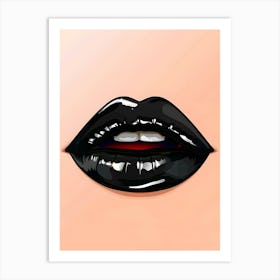 Black Lips Art Print