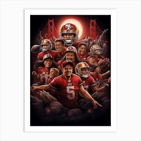 San Francisco 49ers 2024 Print 01 Art Print