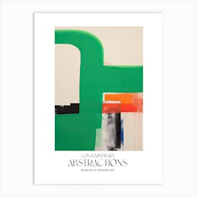 Green Abstract Painting 1 Exhibition Poster Art Print