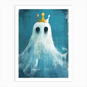 Ghost In A Crown Art Print